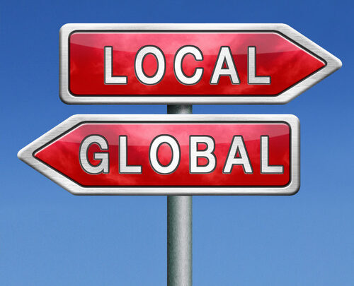 global or local national or international impact services business or world market economic globalization