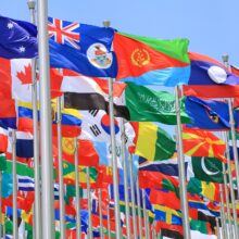 World countries flags collection